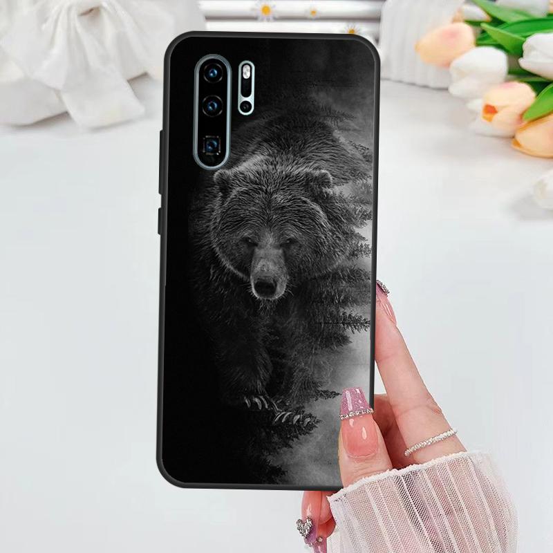 Grizzly Bear For Huawei Nova 12i 11i 8i 12s Y73 Y72 Y61 Y91 Y90 Y70 Y60 9 10 SE P30 P40 Lite P60 Pro Case