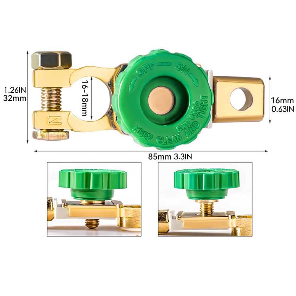 Universal Automotive Battery Switch Terminal Isolator Control Quick Cut-off Protector Vehicle Accessories For RV Boat Marine