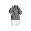 adidas Hooded Pullover Letter Logo Drop Shoulder Long Sleeve Sweatshirt Men Sweatshirt Gray Green IR5182