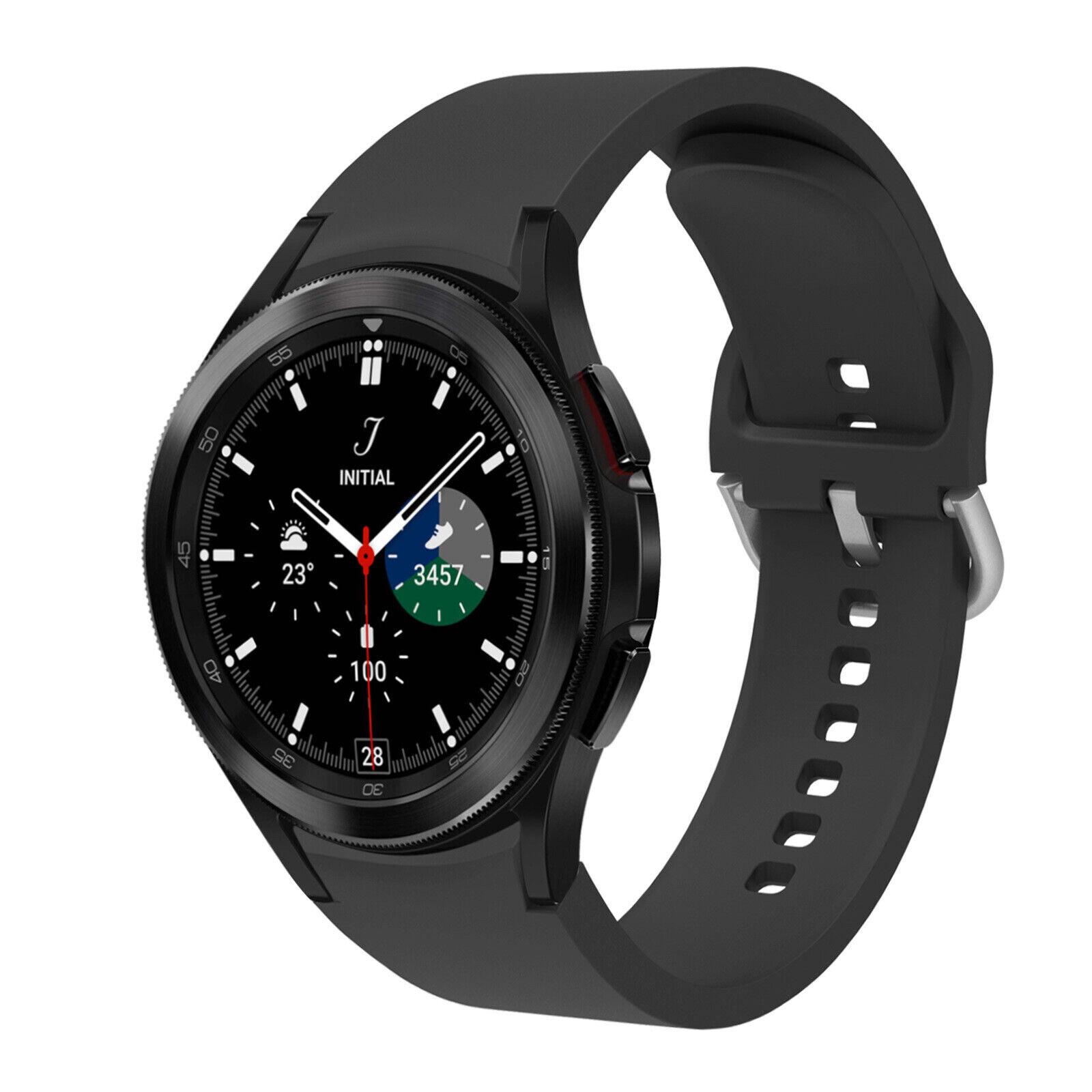Спортивный силиконовый ремешок для часов Samsung Galaxy Watch 4 5 Pro 40 мм 44 мм 45 мм Galaxy Watch 4 40mm