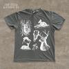 Retro Deer Graphic T-shirt for Men Women, Vintage Woodland Animal Shirt, Goblincore Retro Top, Dark Cottagecore Aesthetic
