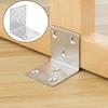 10PCS L-Shaped Corner Brackets Drawer Support Shelf Bracket Metal Angle Bracket  Cabinet