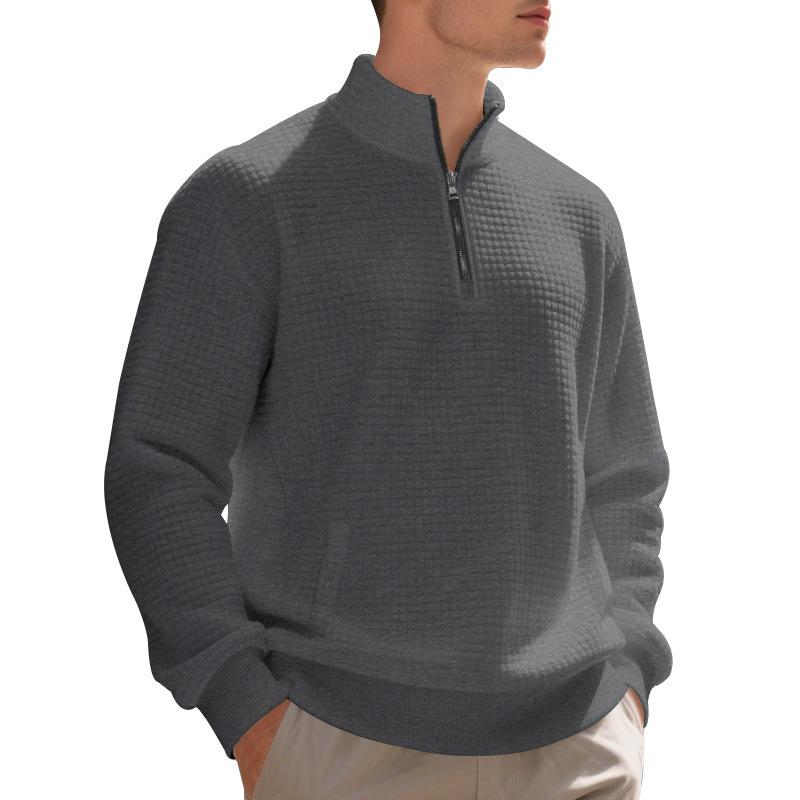2026 Autumn and Winter New Casual and Versatile Simple Solid Color Stand Collar Long-sleeved Sweatshirt M 2740₽