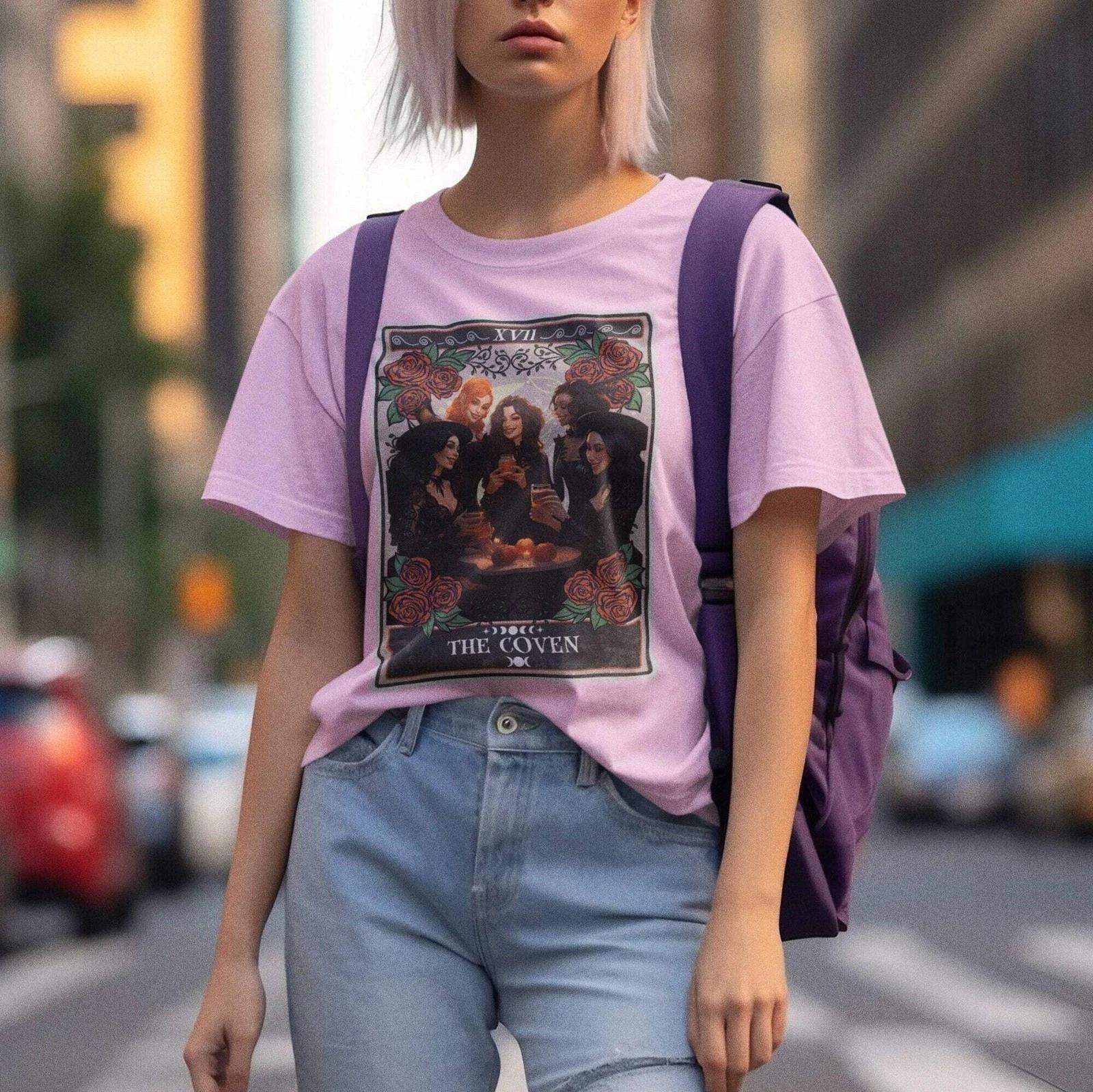 The Coven Tarot Card Shirt, Witchy Bride 3XL