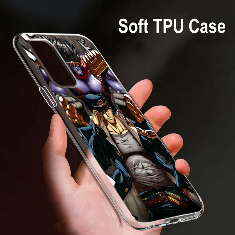 Jojo's Bizarre Adventure Jojo Pro OPPO Reno7 SE 6 5 Z F 4G 5G Find X2 X3 Neo Lite Pro Plus Průhledný Měkký Telefonní Kryt Coque
