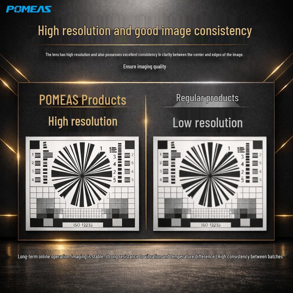 Pumies C-Mount 50mm 4K 20MP Large Industrial Machine Vision Lens