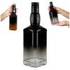 Butelka Szklana Daniels 500Ml Ombre Czarno - Przezroczysta Na Whisky Wódkę