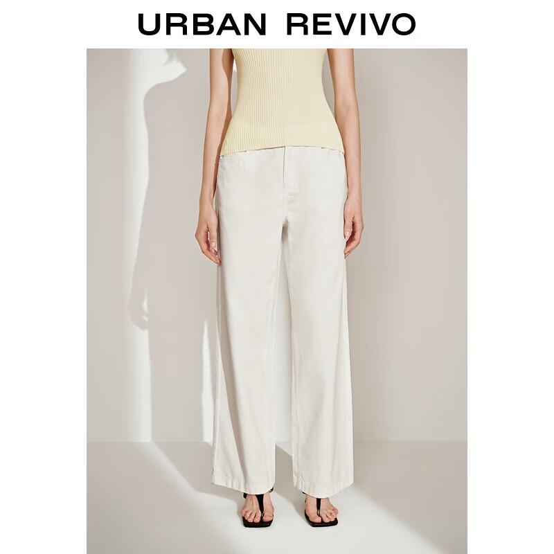 UR Women s Off-white Casual Trousers 30