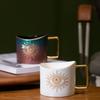 Devil's Eye Coffee Cup Turkish Blue Eye Ceramic Mug Afternoon Tea Cup Luxury Creative Mugs Home Office Large Capacity Water Cup