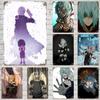 Shigaraki Anime Classic Poster Rusty Metal Plaque Retro Decorative Plate Bar Man Cave Garage Club Metal Sign Wall Decoration