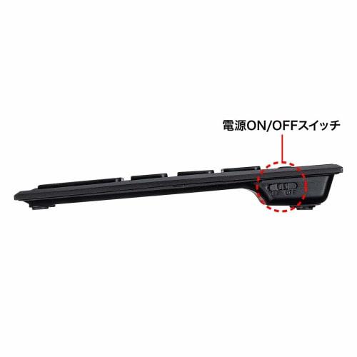 Sanwa Supply Bluetooth Numeric Keypad 20 Keys (19 Keys + Numlock Key) Pantograph NT-BT21BK