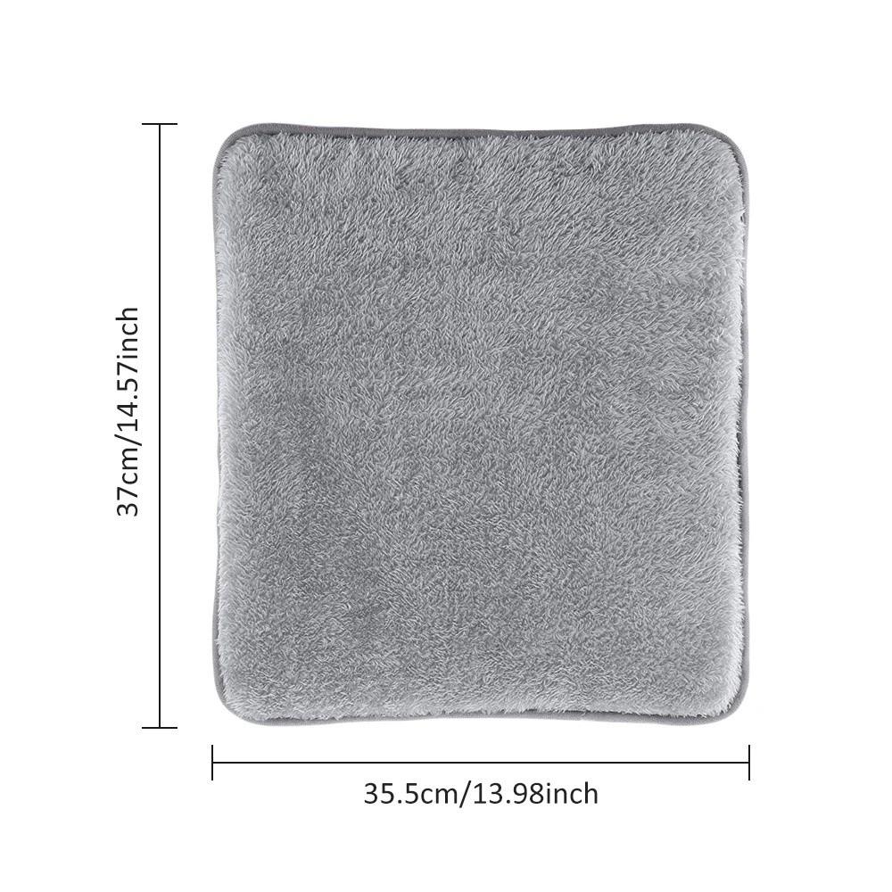 Breathable Electric Heated Mat 4 Adjustable Levels Controller Included Heated Seat Mat 37x35cm Energy Saving Seat Heater