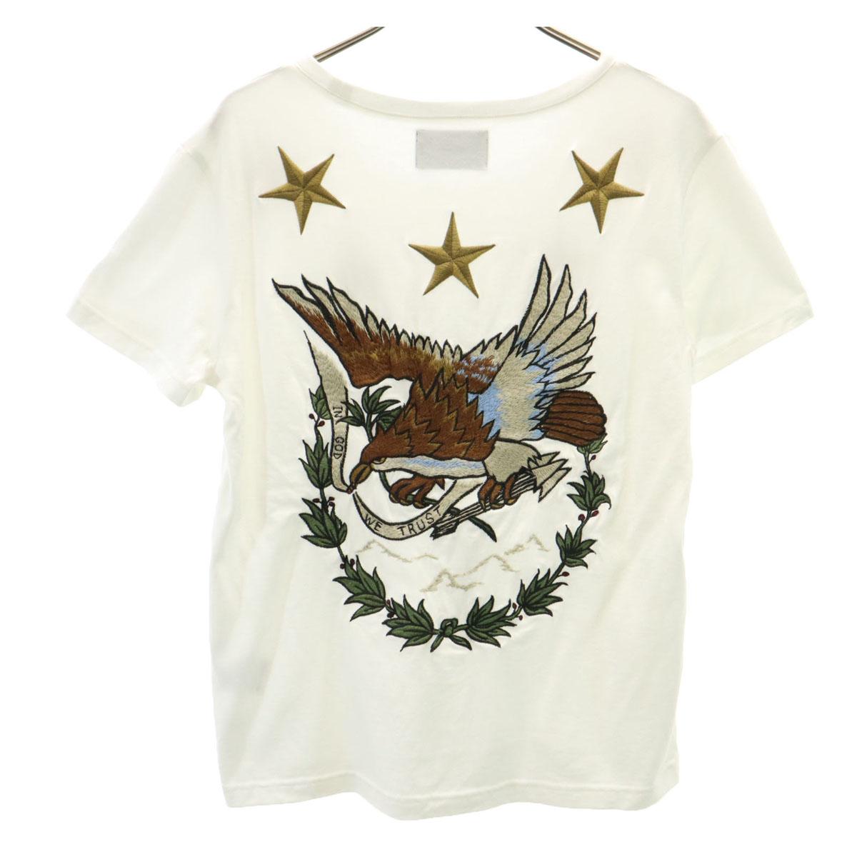 

glamb Back print Short sleeve T-shirt White Women Used