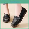 Womens Loafers Shoes Driving Flats Moccasins Casual Black Nurse Shoes For Mother Large Size