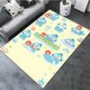 Hangyodon Cartoon Carpet Welcome Floor Mats NonSlip Bedroom Kitchen Rugs 100% Polyester Washable Carpet for Home Decor