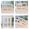 Fashion Household Wooden Notebook Stand Adjustable View Creative Desktops Laptop Stand for Bed