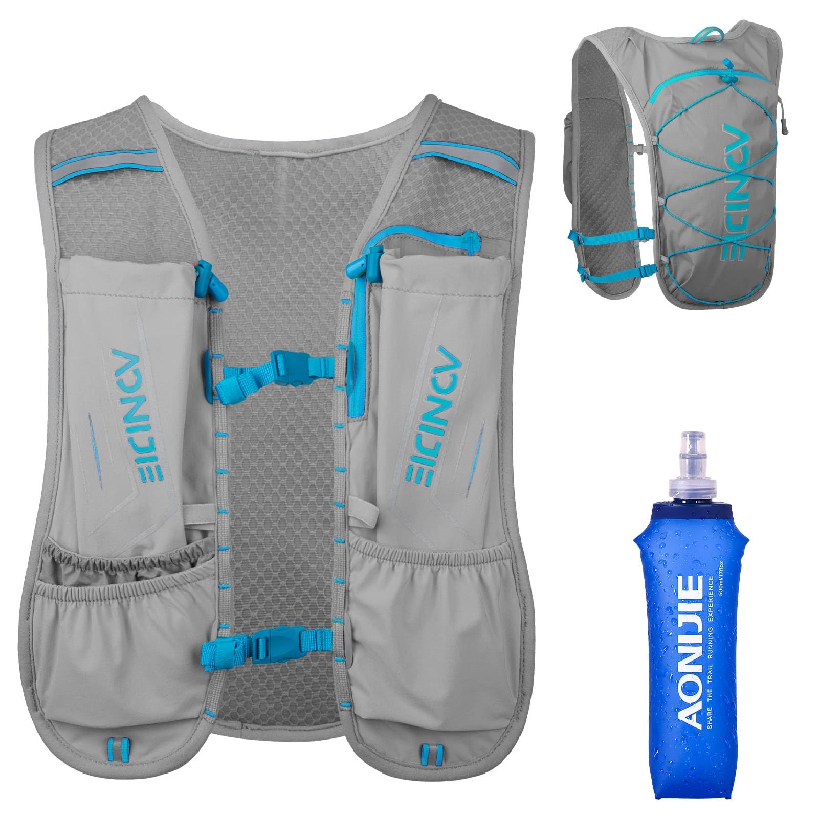 

JEELAD Running Sports Marathon Trail Running Hydration Water Large Cycling Portable Hydration Unisex Bag, Backpack, Backpack, Backpack, Bag, Bottle,