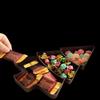 Christmas Tree Snack Plates 3 Grids Tree Shaped Tray Merry Christmas Party Decorations For Home 2026 Gifts Happy New Year 2026