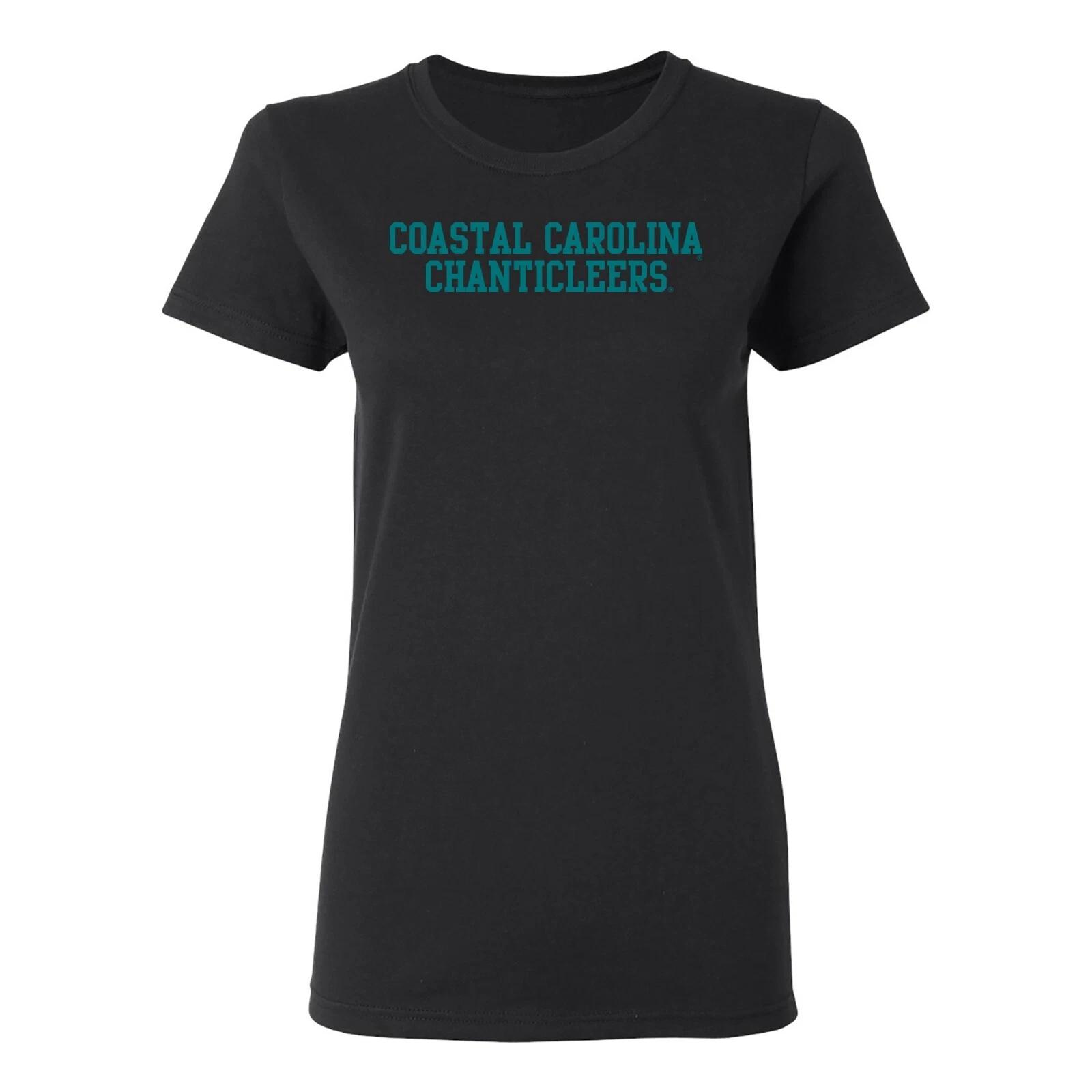 Coastal Carolina Chanticleers Basic Block Women s T-Shirt - Black 3XL