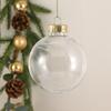 Pet Christmas Ornament: Seamless Transparent Hanging Ball for Creative Holiday Decoration