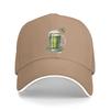 Women Unisex Saint Patricks Day Beer Mug Outdoor Hat  Trucker Cap Casual Baseball Cap Sports Sunshade