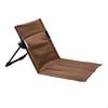 Foldable Outdoor Lounge Chair Adjustable Reclining with Aluminum Frame Padded for Campers,