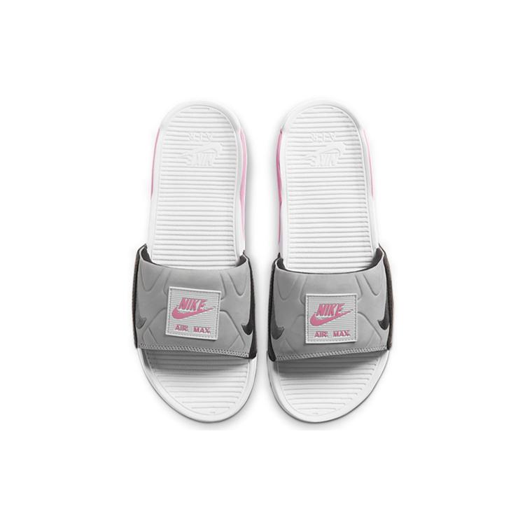 Nike Air Max 90 Slide White Rose Cool Grey Women's CT5241-100