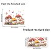 Cartoon Colorful Mushroom Squirrel Self Adhesive Waterproof Wall Stickers for Living Room Bedroom Home Decor