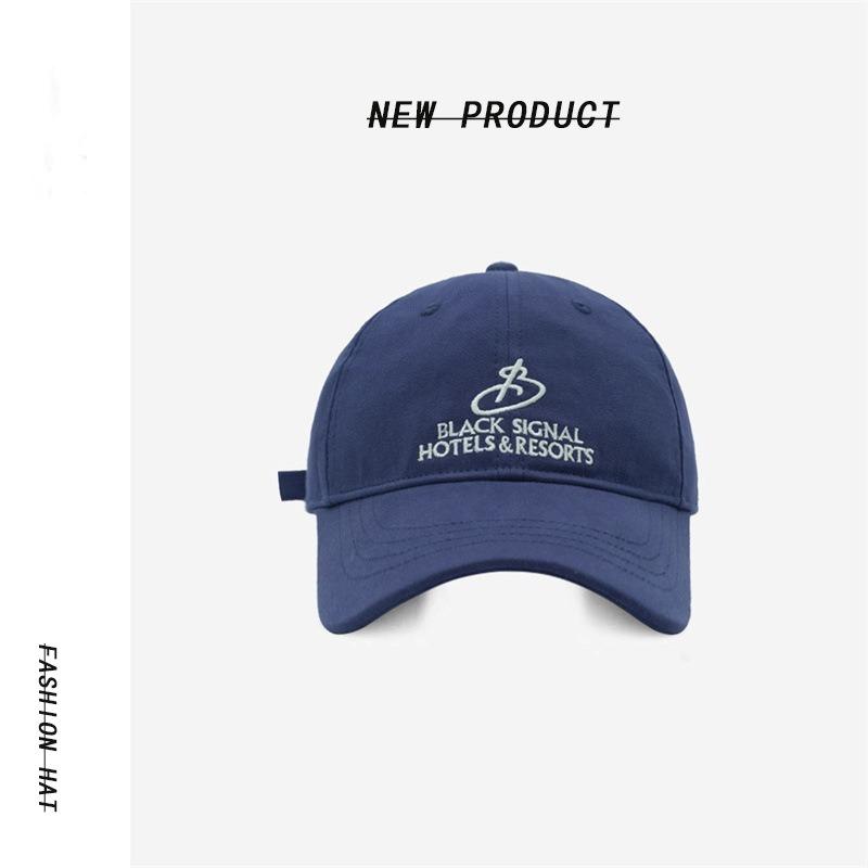 Wind blue sweet cool face small baseball cap female versatile casual couple cute soft top cap male