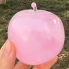 Squishy Apple Stress Ball Clear Maltose Fidget Toy Non-Bounce Ball ADHD Sensory Toy Anti-Stress Toy for Children Hand Exercise