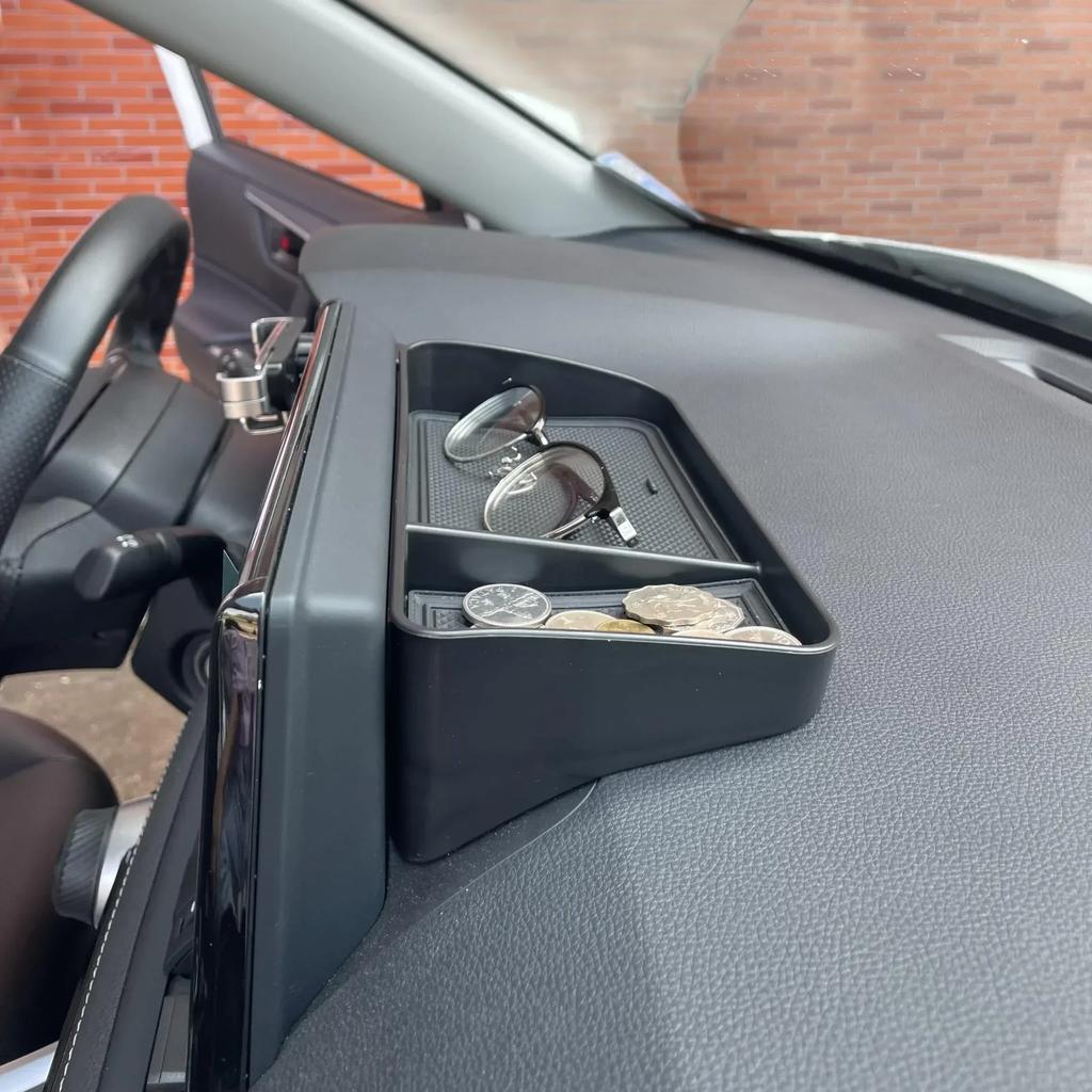 Auto Armaturenbrett Ablagefach Mittelkonsole Display Aufbewahrungsbox Verstecktes Fach Hinter dem Bildschirm Organizer Kleinkram Ablage Zubehör