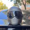 Pig Nose Fiberglass Small Helmet Body Retro Locomotive Motorcycle Helmet Cruise Locomotive Full Helmet Four Seasons Men and Women Ride