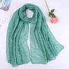 Women Plain Lurex Glitter Loop Dot Viscose Scarf Ladies Shimmer Shawls and Wraps Pashmina Stole Muslim Hijab Sjaal 180*70Cm