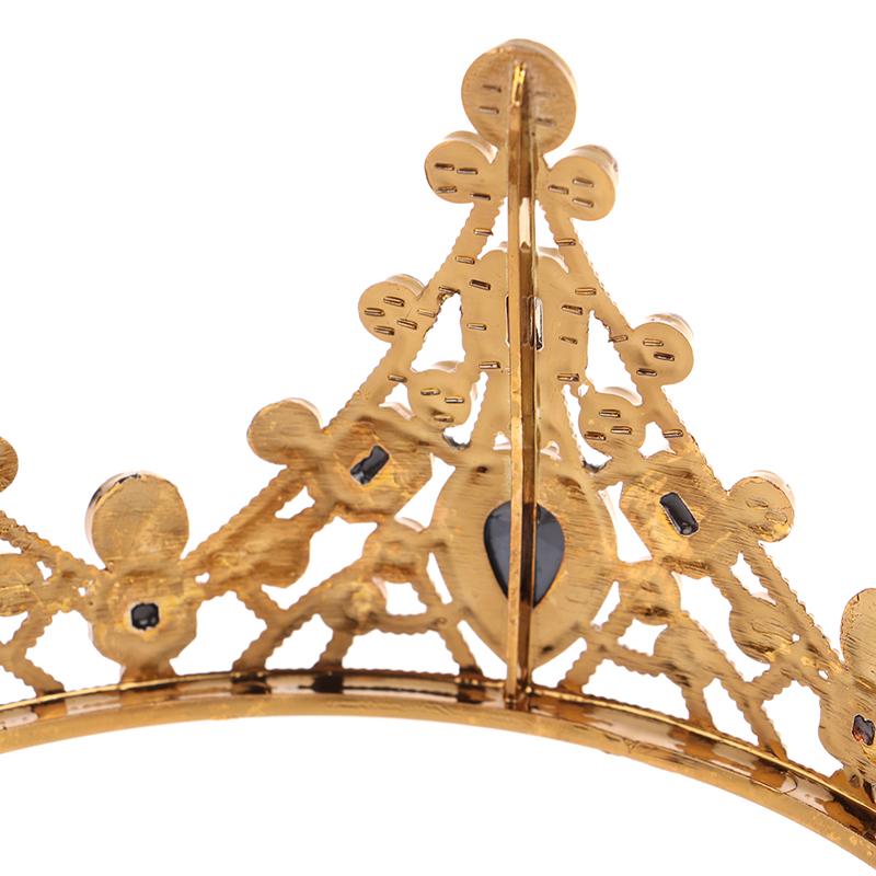 1Pc Metal Crown Cake Topper Gold Color Cake Decorative Topper Wedding Princess Birthday Baby Cake Dessert Decoration Flags