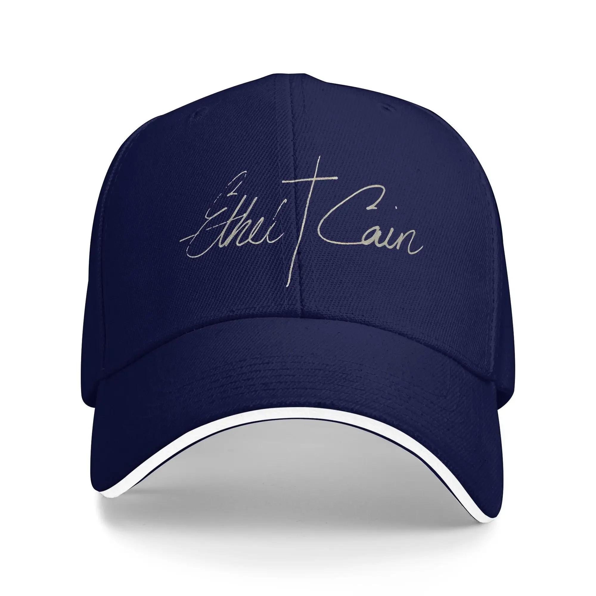 Ethel Cain Signature Caps For Men Women Trendy Baseball Cap Singer Rock Music Trucker Hat Golf Headewear Adjustable Fit Adjustable
