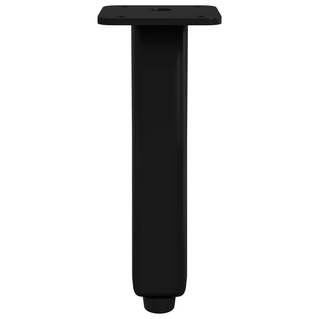 Table Legs 2 pcs Black 40 x 40 x 100 mm Iron