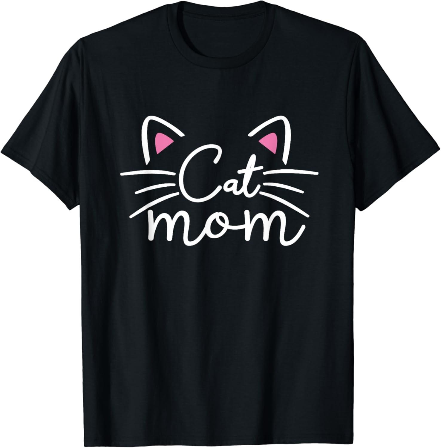 Cat Mom - I Love My Cat - Cat Mom Great Gift Idea - Classic T-Shirt XL
