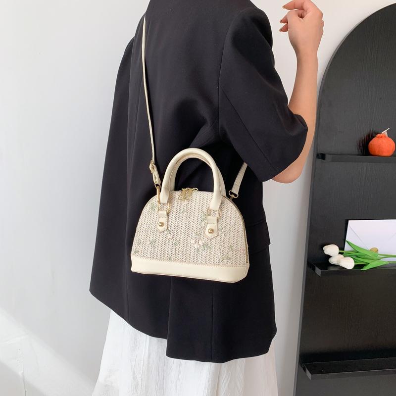 Damenhandtasche neue Mode Handtasche ethnischer Stil Muscheltasche ausländischer Stil Umhängetasche lässig vielseitig Umhängetasche Trend