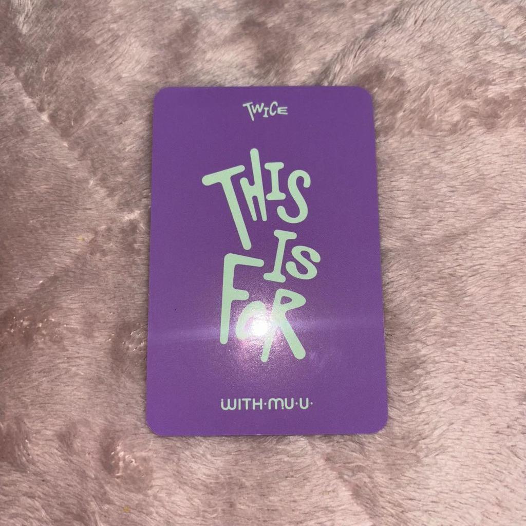 [USED] TWICE Sana THIS IS FOR WITHMUU Digipack