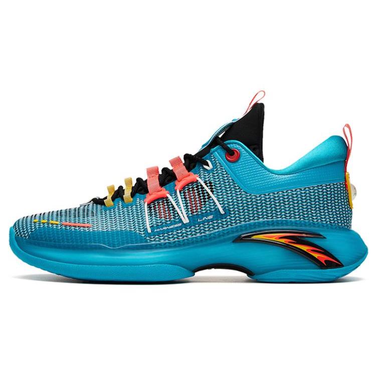 

Anta Nitrogen Technology Slip Resistant Abrasion Resistant Low top Basketball Shoes Men s Blue Red, Detroit, Diallo PE 912321105S-1 44.5