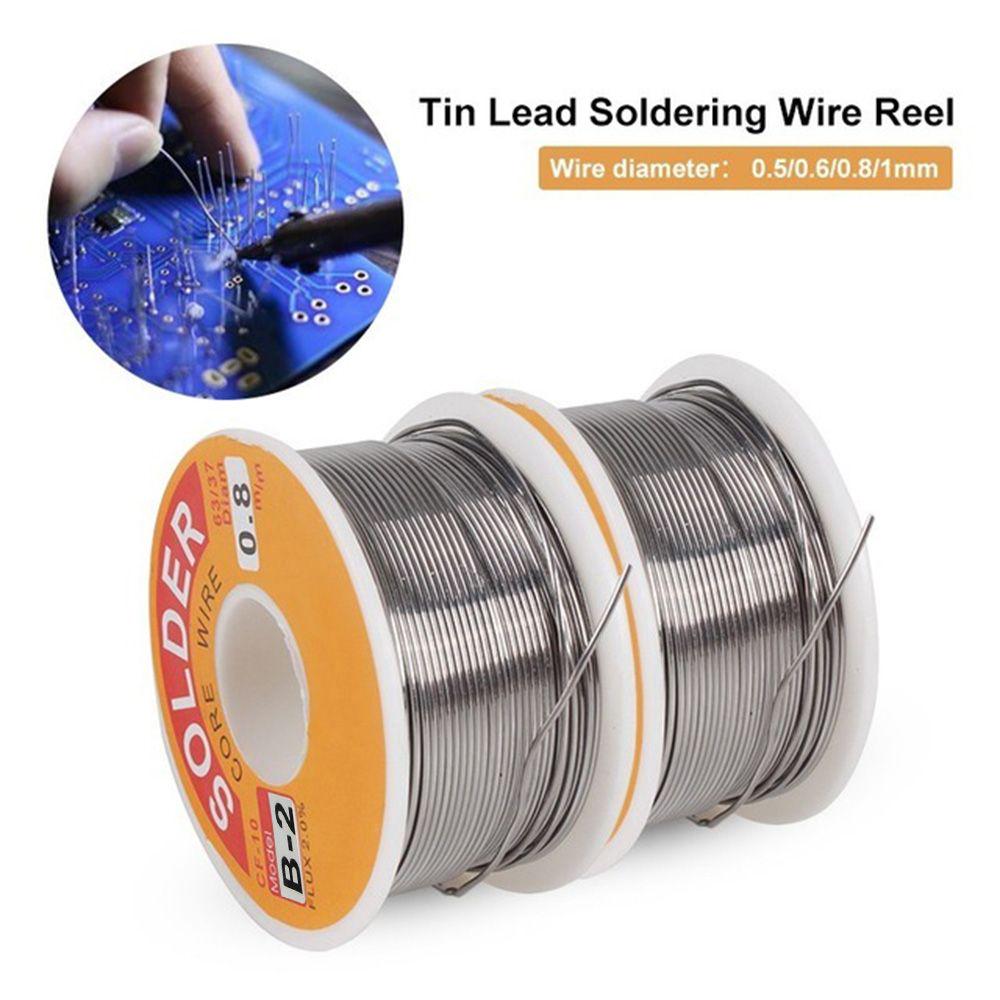 1 Roll Welding Iron Wire Reel 0.7mm 63//37 Tin Lead Line Rosin Core Solder Sol…