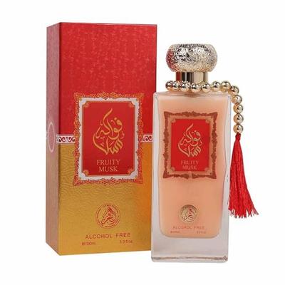 Al-Fakhr Alcohol Free Fruity Musk Long Lasting 100ml Men Perfume, Fruity, Floral & Citrusy, Soothing Fragrance