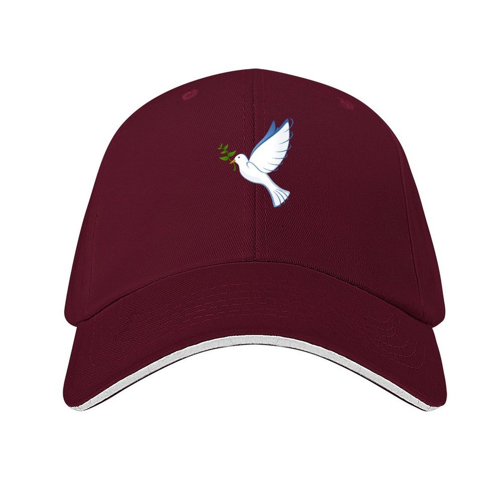 PEACE DOVE SIGN OF PEACE PRINT DESIGN Baseball Cap Unisex hat tactical cap New Hat funny hat Unisex Caps Womens