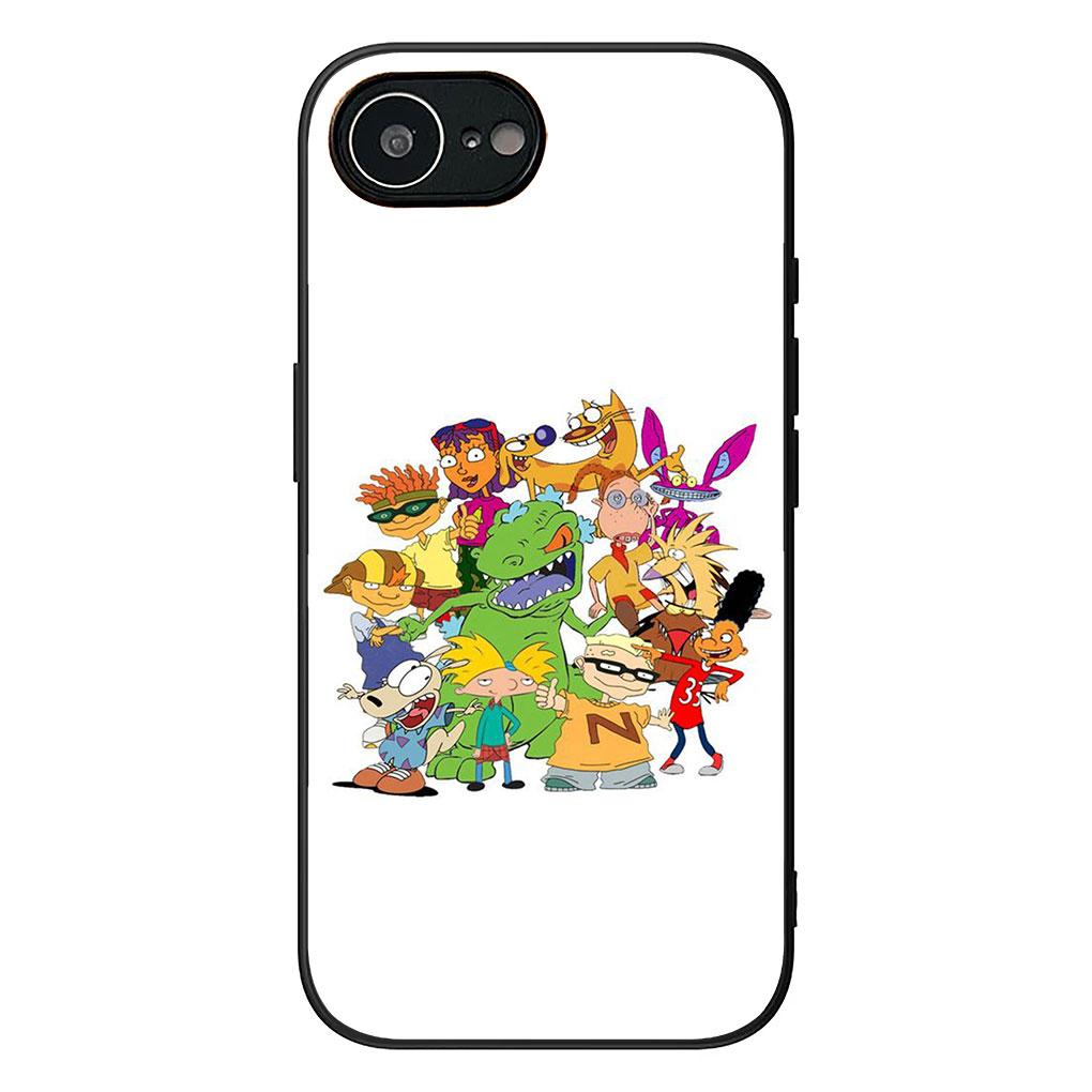 Funny Heys Arnolds R-Rugrats Phone Cover for Xiaomi Redmi Note 13 14 ProPlus A4 A3 Pro Plus 13C Pro+ Note13 Note14 Soft Case
