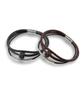 Vacci 3-Tier Layered Leather Bracelet Vc24M7Acbl01