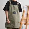 Waterproof Kitchen Apron Unisex Vest Style Apron Household Kitchen Workwear for Cooking Painting Coffee Shop
