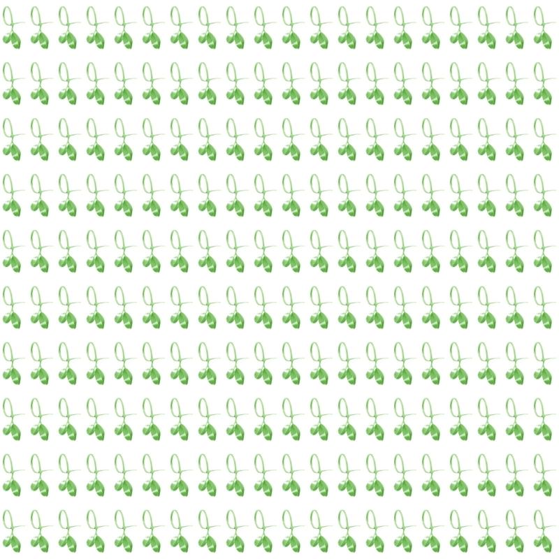 Blattform Grüne Nylon-Kabelbinder für Gartenpflanzenstütze und Dekoration Wiederverwendbar Wetterfest für Innen- und Außeneinsatz