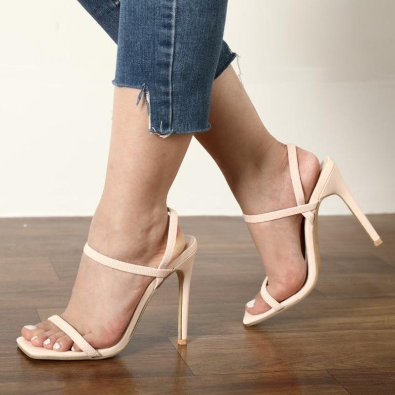 Fashion Versatile Strap Sandals Summer 2025 New High Heels Women's Stiletto