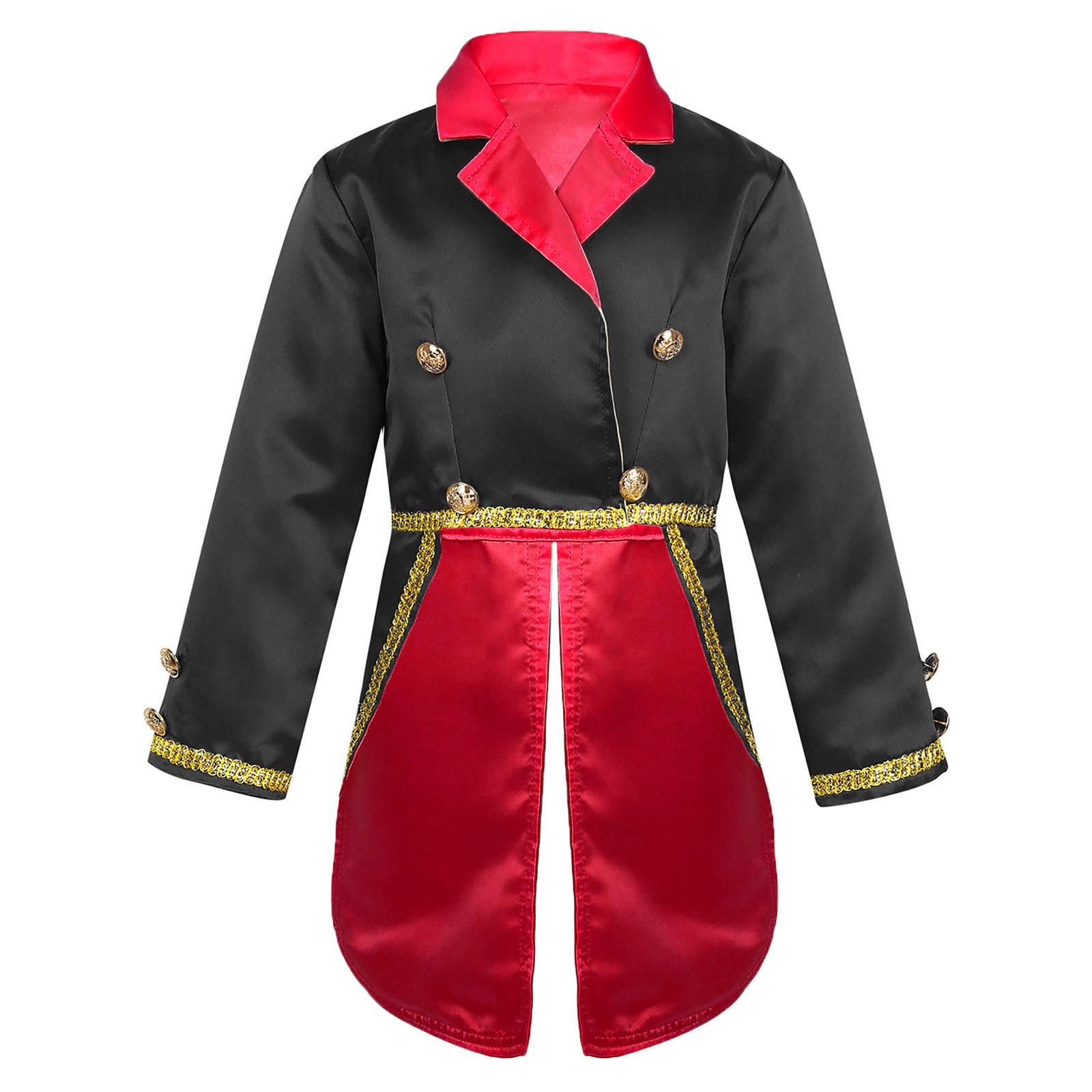 

Костюм Принца для хлопчика з довгими рукавами, піджак-смокінг з відкладним коміром, фрак, вбрання для Хелловіну, косплею, вечірки 1-2 Years чорний