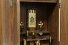 Tiara (Medium) Brown color, Stand-up hanging scroll, Modern hanging scroll stand, Height 26cm, Main deity, Shingon sect